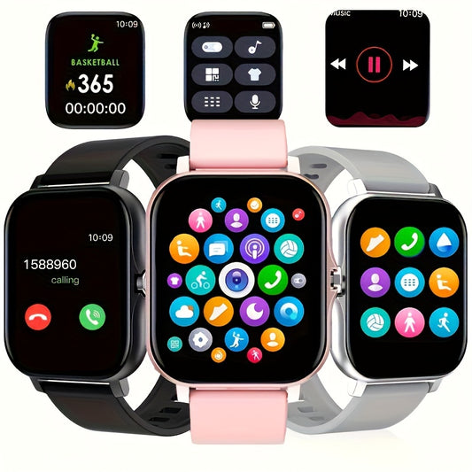 Smart Watch, Wireless Calling /dial, Multi -Sport Mode, Various APP Reminders,Suitable For Men And Women, Sports Watches,  Fitness Monitoring, For Ios/Andriod